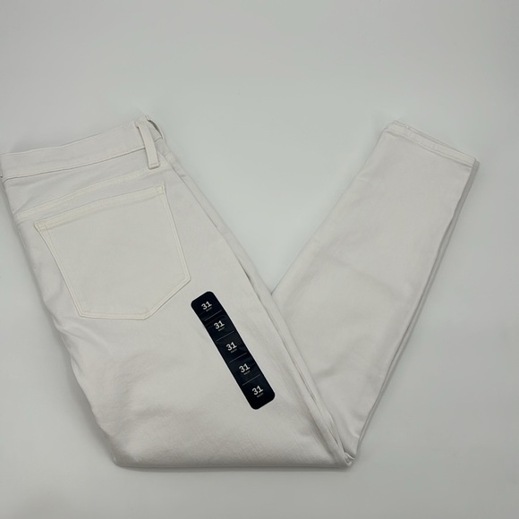 J Crew Factory 8"-rise white skinny jean in signature stretch size 31 NWT AW377 - Picture 6 of 11